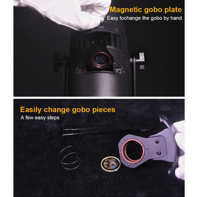 60W IP65 Waterproof Commercial Advertising Gobo Led Logo Floor Projection Lamp