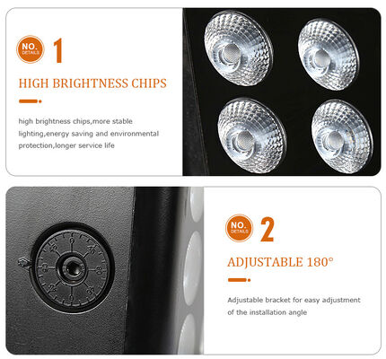 এলইডি আইপি65 আউটডোর জলরোধী 80w RGBW 4in1 ওয়াশ সিটি কালার লাইট DMX512/অটো কন্ট্রোল ডিজে ডিস্কো পার্টি ক্লাব এর জন্য