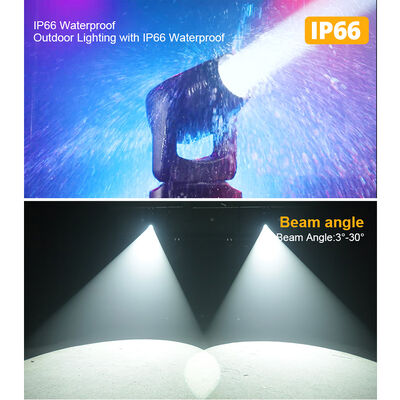 ২৮০W জলরোধী মুভিং হেড লাইট আউটডোর IP66 মুভিং হেড BSW বিম স্পট ওয়াশ স্টেজ লাইট