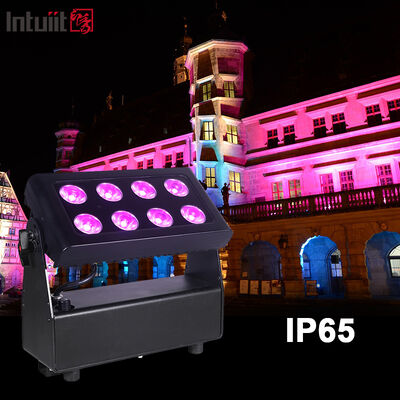 LED 8x15W RGBW ওয়াল ওয়াশার হোটেল ভিলা বহিরাগত ওয়াল ল্যান্ডস্কেপ LED ল্যাম্প বিল্ডিং আলো বাগান ল্যান্ডস্কেপ প্রসাধন বহিরঙ্গন জন্য