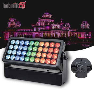 LED 40X10W RGBW 4 ইন 1 আউটডোর ওয়াটারপ্রুফ ওয়াল ওয়াশার ওয়াল ল্যান্ডস্কেপ LED ল্যাম্প LED ওয়াল ওয়াশার স্পটলাইট ফ্লাডলাইট
