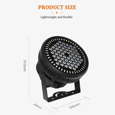 ৬০*১২W RGBW 4in1 IP65 আউটডোর LED PAR ক্যান আপলাইটিং সেট DMX512 স্টেজ ওয়াশ লাইট ওয়েডিং ইভেন্ট বিল্ডিং ফাসাদের জন্য