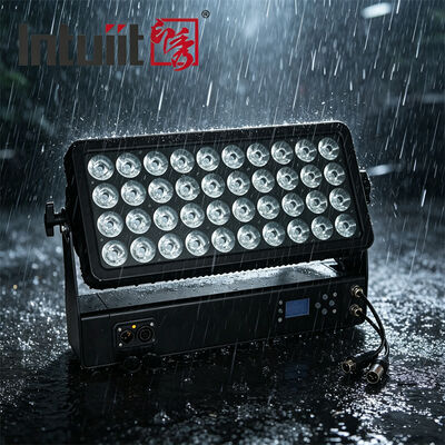 পেশাদার 400W LED আউটডোর স্টেজ লাইট RGBW 4in1 40x10W IP65 ফ্লাড লাইট DMX512 কনসার্ট ইভেন্ট ফেস্টিভাল শো জন্য ওয়াশ লাইট