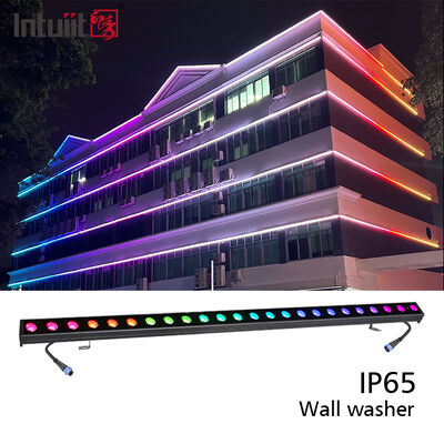 আউটডোর অ্যাপ্লিকেশনের জন্য RGBW Dmx Led 2x24W Led Wall Washer Light