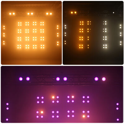 4-Eye LED COB Blinder Light 4x90W RGB Warm White Amber Stage Blinder Strobe DMX512 Pixel Control Stage Lights for Event Party