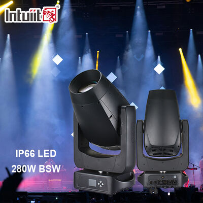 থিম পার্ক ইভেন্ট ওয়েডিং শো এর জন্য আউটডোর 280W LED বিম স্পট ওয়াশ মুভিং হেড লাইট CMY লিনিয়ার মিক্সিং স্টেজ ইফেক্ট লাইটিং
