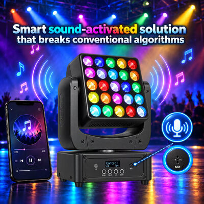 Dmx Mini 200w Moving Heads Rgbw 25x8w Led Stage Light Moving Head Wash Light
