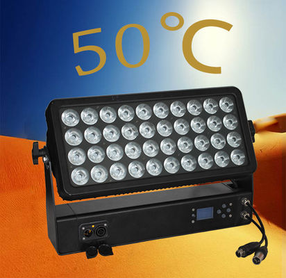 সিটি কালার ওয়াশ 400W LED ওয়াল ওয়াশার লাইট RGBW 4in1 অ্যালুমিনিয়াম খাদ IP65 DMX512