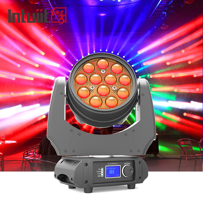 12*10W LED ফুল রেঞ্জ ওয়াশার জুম মুভিং হেড RGBW 4 ইন 1 DMX 150 ওয়াট বিম ওয়াশ লাইট