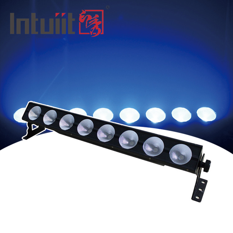 8*15W Rgb 3in1 জুম বার LED পিক্সেল লাইট রেইনবো এফেক্ট জুম সুইপার ওয়াশ স্টেজ কনসার্ট বিবাহ
