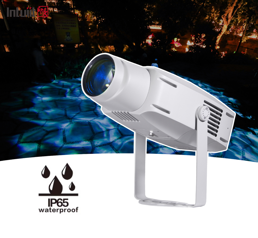 400W বহিরঙ্গন নেতৃত্বাধীন গবো প্রজেক্টর জলরোধী উচ্চ রেজোলিউশন লোগো প্রজেক্টর বহিরাগত গবো লাইট