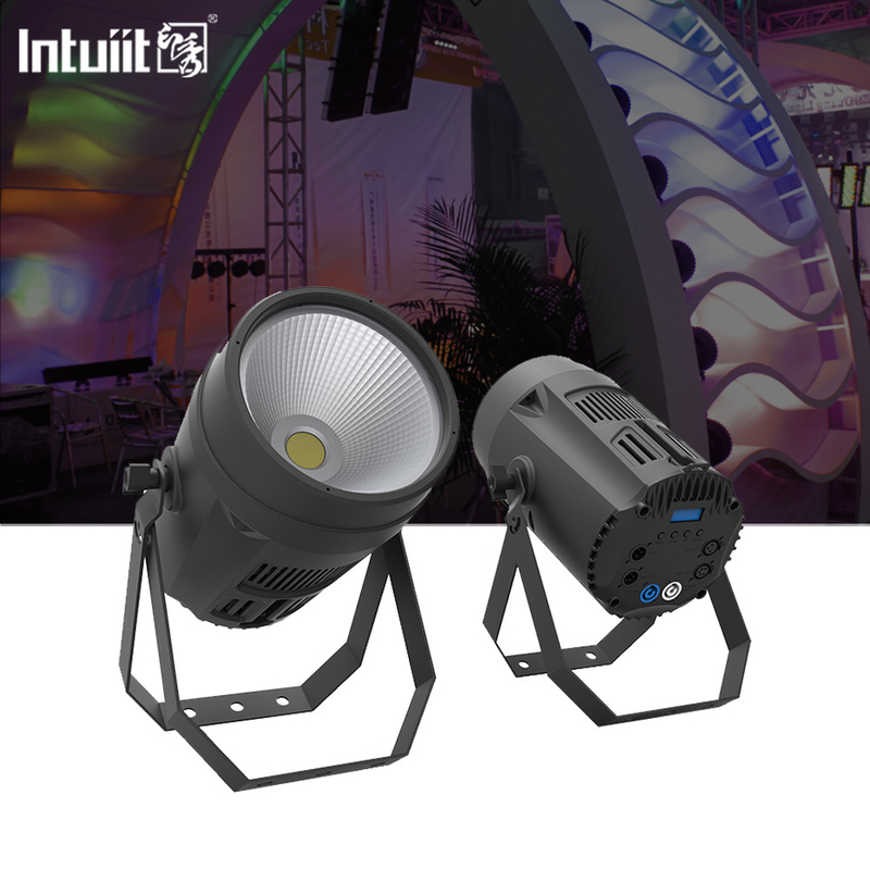 200W COB LED Par Light Cool White 4 in 1 স্ট্রোব স্টেজ লাইট ডিএমএক্স কন্ট্রোল ডিজে ডিস্কো সরঞ্জাম স্টেজ আলো