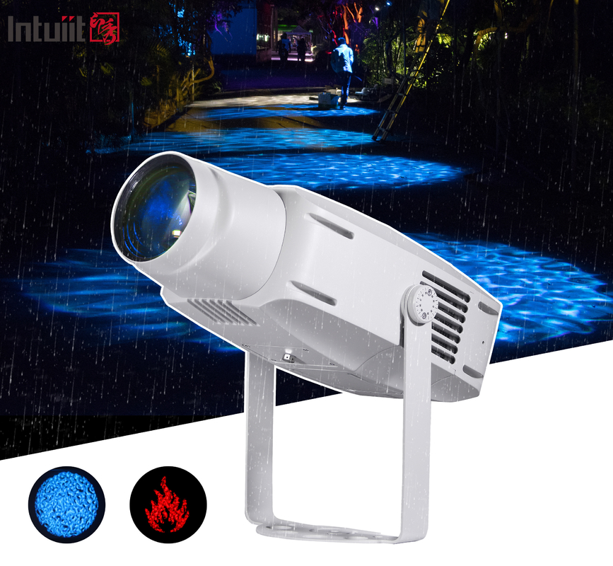 কাস্টম 400W আউটডোর আইপি 65 আরজিবিডাব্লু লোগো এলইডি প্রজেকশন লাইট বাণিজ্যিক রাস্তার গবো ল্যান্ডস্কেপ প্রজেক্টর লাইট