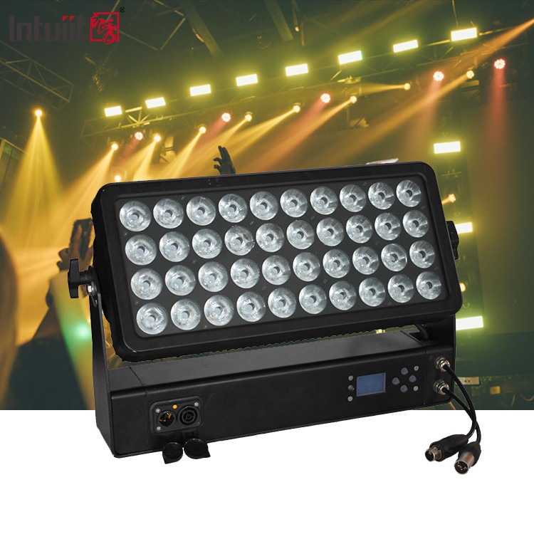 জলরোধী 400W RGBW 4In1 ওয়াশ লাইট সিটি রঙ আইপি 65 বহিরঙ্গন জন্য নেতৃত্বাধীন ওয়াল ওয়াশার