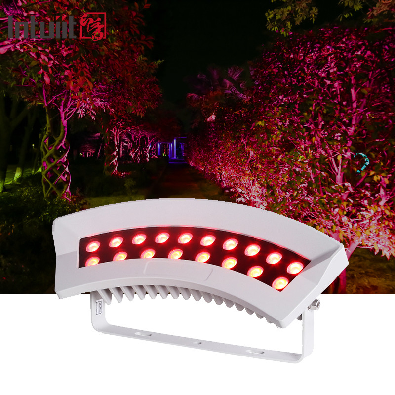 Led Tree Hug Lamp outdoor dmx512 36W RGBW রঙিন বাগান স্পট লাইট ল্যান্ডস্কেপ আলোকসজ্জা IP65 অ্যালুমিনিয়াম নেতৃত্বাধীন আলোকসজ্জা গাছ আলোকসজ্জা