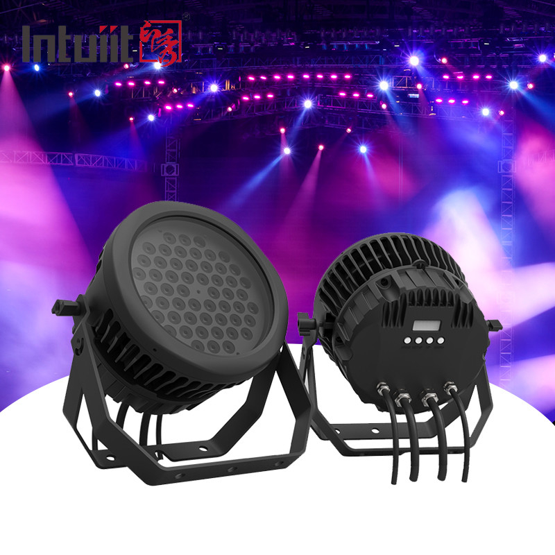 Par54 RGBW RGBW 4in1 dmx512 কন্ট্রোল ডিজে স্টেজ লাইট LED par light 54*3w