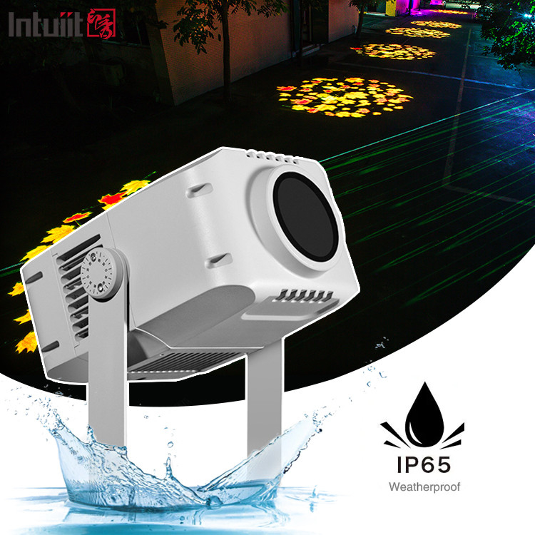 জলরোধী 100W কাস্টম লোগো বিজ্ঞাপন ঘোরানো গবো প্রজেক্টর হালকা বহিরঙ্গন বিজ্ঞাপন আলো