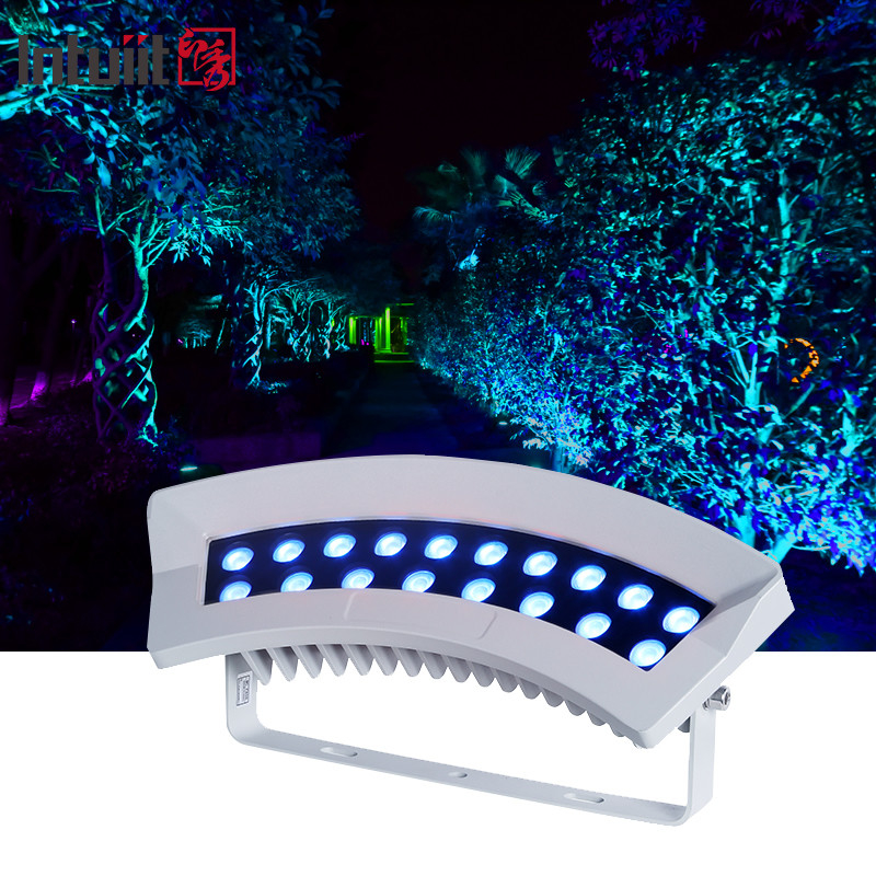 DMX512 36W rgbw রঙিন নেতৃত্বাধীন আলোকসজ্জা গাছ আলোর IP65 জলরোধী গাছ ল্যাম্প স্পট আলো বহিরঙ্গন বাগান ল্যান্ডস্কেপ লাইট