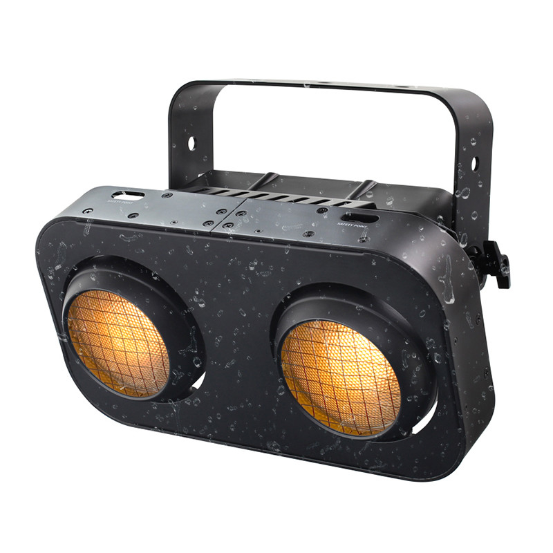 2 চোখ LED কোব লাইট COB 200w শ্রোতা অন্ধ 2 চোখ অন্ধ স্টুডিও লাইট স্ট্রোব লাইট