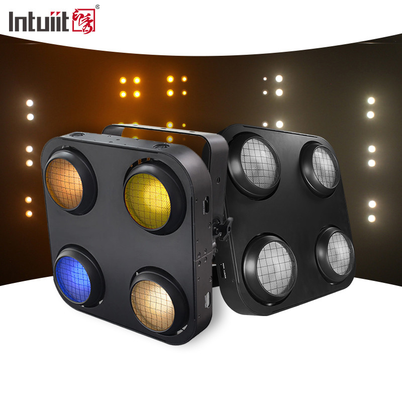 4X90W 4 আই LED কোব ব্লাইন্ডার লাইট অ্যাম্বার উষ্ণ সাদা 2 ইন 1 আইপি 65 ওয়াটারপ্রুফ LED স্টেজ লাইট