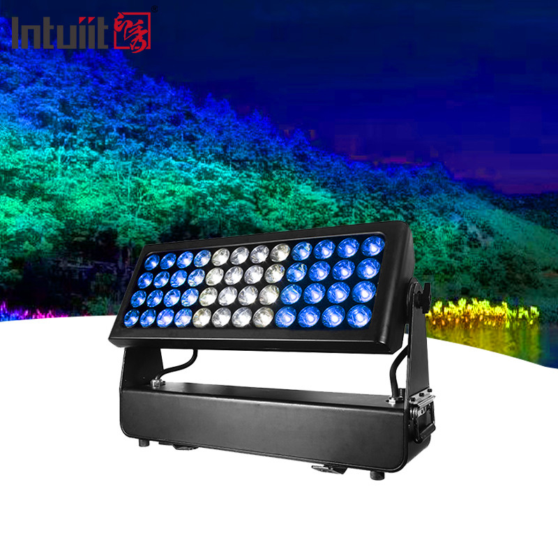 DMX512 1500W RGBW 4in1 IP65 ওয়াটারপ্রুফ ডিজে বিয়ের স্টেজ সিটি ওয়াল ওয়াশার আউটডোর এলইডি ওয়াশ ফ্লাড লাইট