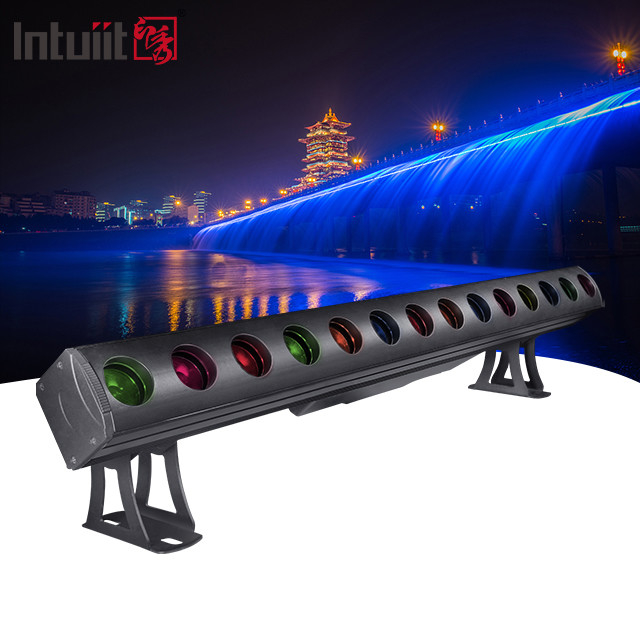 LED পিক্সেল বার লাইট 14x15W RGBW আউটডোর ক্লাব বিল্ডিং ডেকোরেশন আইপি 65 ওয়াল ওয়াশার