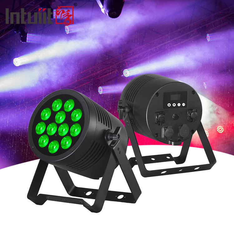 ওয়াটারপ্রুফ এলইডি পার লাইট 12x20W RGBWAUV 6in1 IP65 পার এলইডি স্টেজ লাইট আউটডোর ওয়াটারপ্রুফ এলইডি পার লাইট