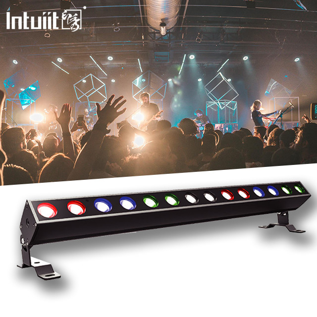 IP65 DMX 14x10w RGBW 4in1 LED আউটডোর বিল্ডিং ওয়াশ ওয়াটারপ্রুফ ওয়াল ওয়াশার লাইট স্টেজ লাইট