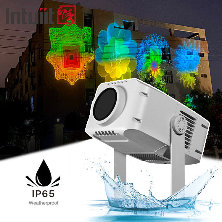 100W LED লোগো GOBO প্রজেক্টর IP65 জলরোধী ডিজে এফেক্ট লাইট হোটেলের জন্য কোম্পানি বিজ্ঞাপন