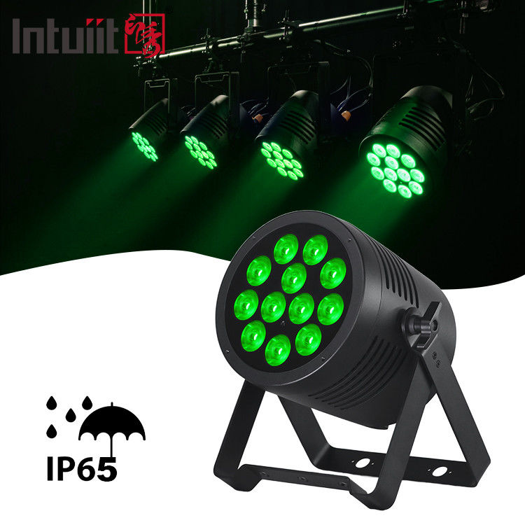 অ্যালুমিনিয়াম খাদ RGBWA UV LED ফ্ল্যাট পার 12x20W আলোকসজ্জা ডিজে পার ক্যান Dmx 512 লাইট ওয়াশ স্টেজ আলোকসজ্জা গির্জা জন্য