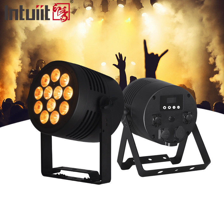 12x20W RGBWAUV 6in1 DMX কন্ট্রোল LED PAR লাইট ডিজে ক্লাব স্টেজ লাইট