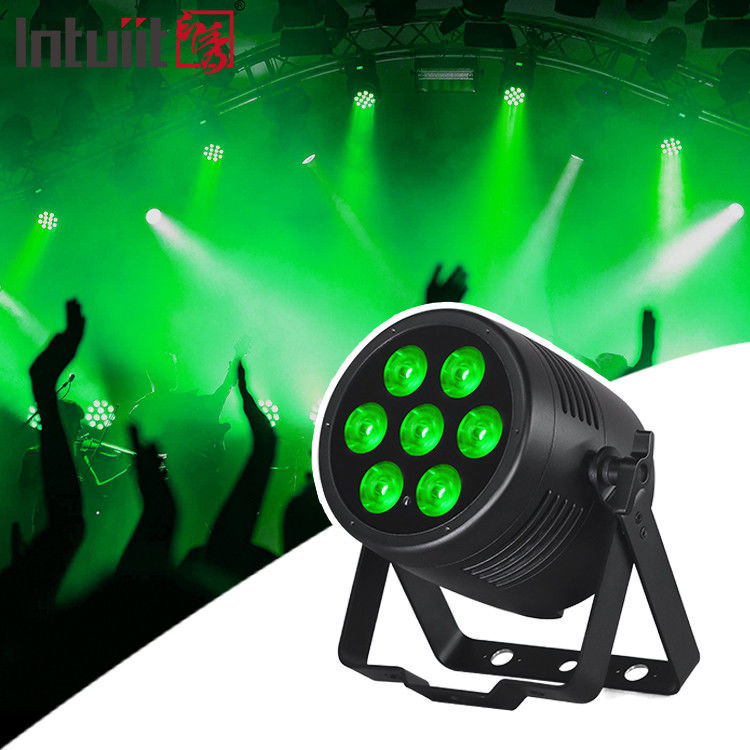 7x20W Rgbwauv Led Stage Par Light Dmx512 Control Par Light for Event Wedding Church Stage Party Par Light