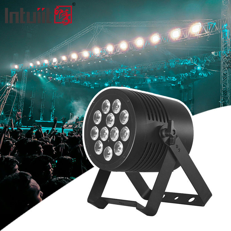 আউটডোর এলইডি স্টেজ লাইট DMX 12pcs*20W 6 ইন 1 RGBWA UV ওয়াটারপ্রুফ পার লাইট বিয়ের / স্টেজ / ডিস্কো / কনসার্ট লাইটের জন্য