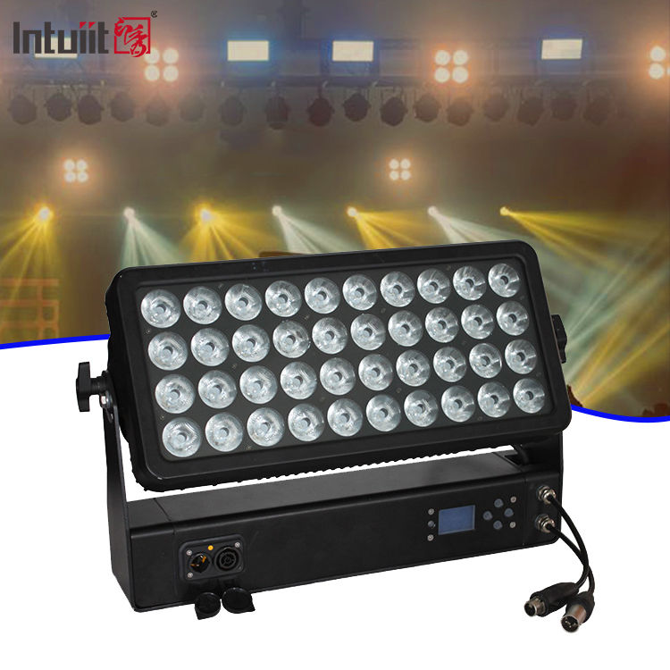 জলরোধী ফুলকালার 400w RGBW 4in1 ওয়াল ওয়াশার LED সিটি কালার লাইট ডিজে কনসার্ট ইভেন্ট শো স্টেজ ল্যান্ডস্কেপ ফ্লাড লাইটিং এর জন্য