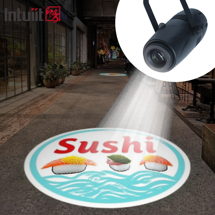 বিজ্ঞাপনের জন্য 40W কাস্টম LED গোবো প্রজেক্টর স্ট্যাটিক বা ডায়নামিক ইমেজ