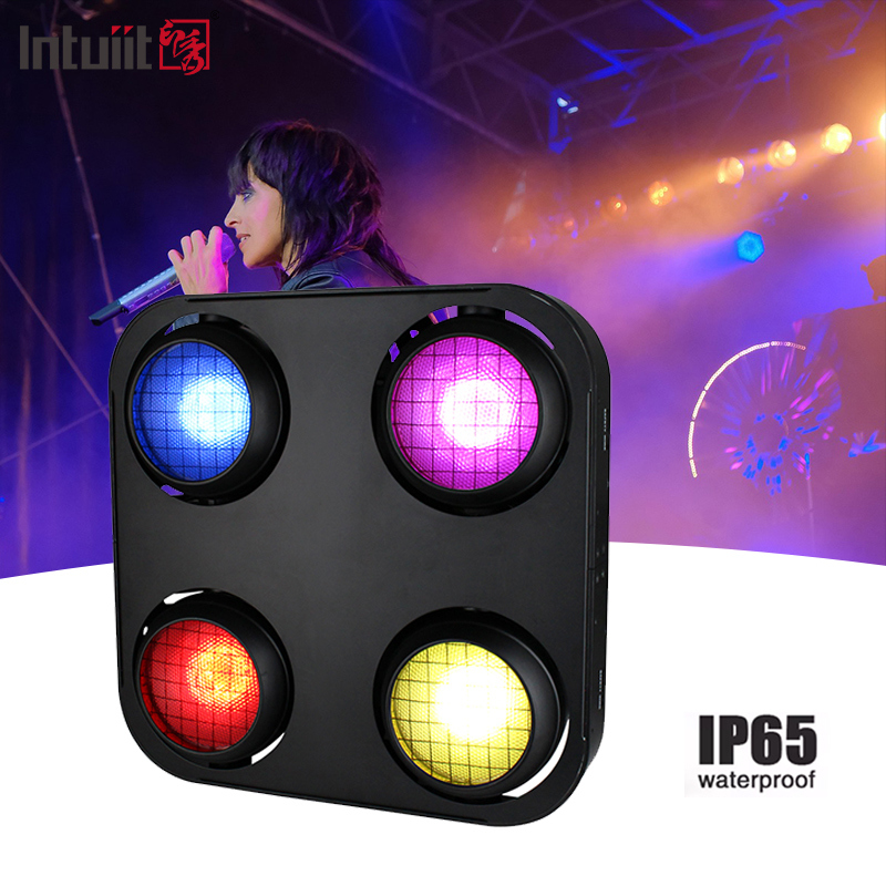 4X90W 4 আই LED কোব ব্লাইন্ডার লাইট অ্যাম্বার উষ্ণ সাদা 2 ইন 1 আইপি 65 ওয়াটারপ্রুফ LED স্টেজ লাইট