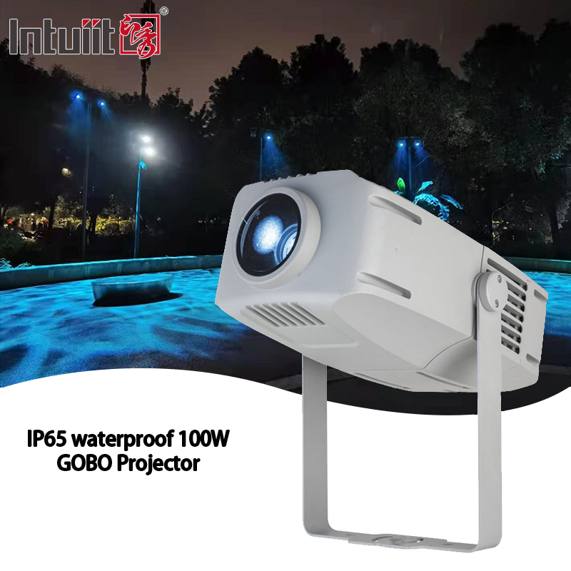 100W জল তরঙ্গ প্রভাব সমুদ্রের ঢেউ আলো আউটডোর IP65 LED গোবো প্রজেক্টর বিজ্ঞাপন বিল্ডিংয়ের জন্য জল তরঙ্গ আলো সহ