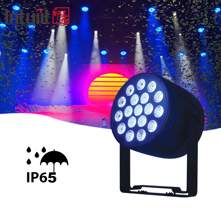 IP65 আউটডোর এলইডি পার লাইট - 18x20W RGBWA UV 6in1 জলরোধী ডিজে স্টেজ লাইট সাউন্ড অ্যাক্টিভেটেড অটো আরডিএম সাপোর্ট এবং ডিএমএক্স কন্ট্রোল আপলাইট ওয়েডিং বার্থডে মিউজিক লাইট শো পার্টি ইভেন্ট স্টেজ লাইটিং এর জন্য