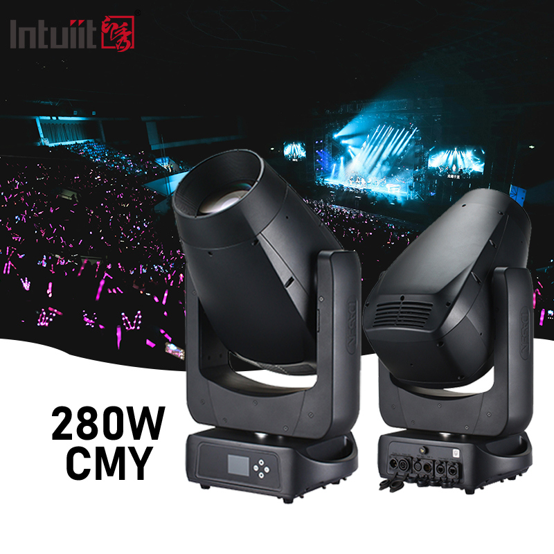 IP66 মুভিং হেডস ২৮০w CMY LED বিম মুভিং লাইট বিম স্পট ওয়াশ মুভিং হেড লাইটস ডিজে স্টেজ লাইটস