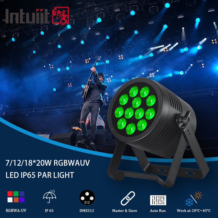 LED 7/12/18X20W Rgbwa Uv 6In1 ওয়াটারপ্রুফ DMX 512 বহিরঙ্গন প্রকল্পের জন্য নেতৃত্বাধীন প্যারলাইট