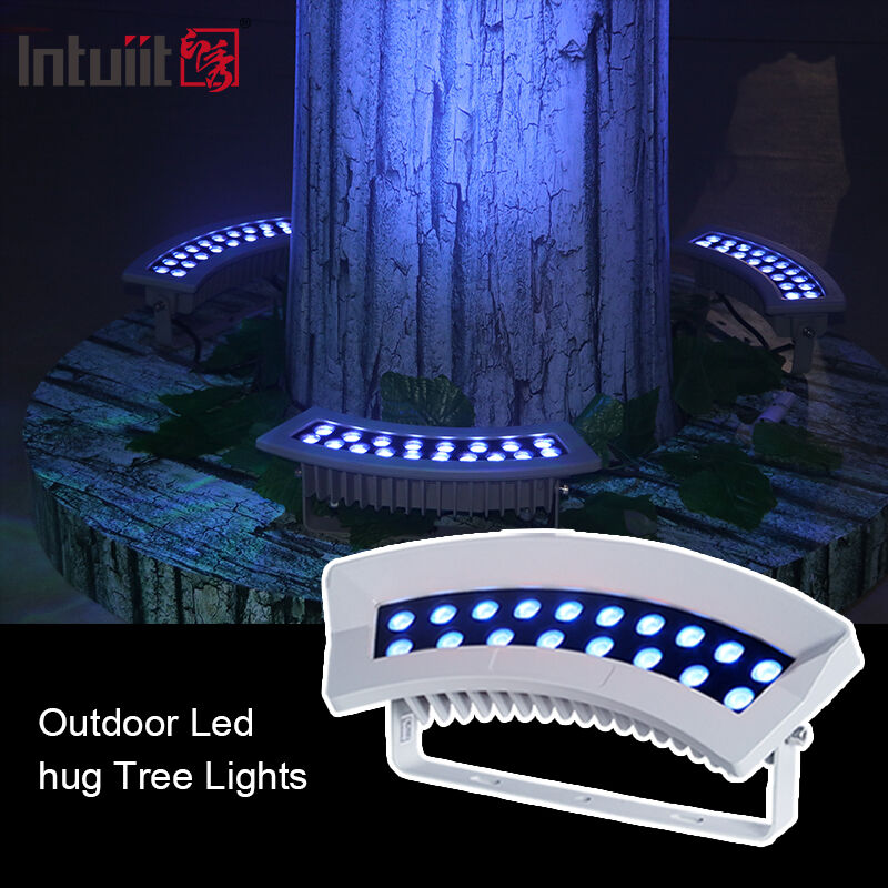 Professional 36W RGBW LED Landscape Flood Light IP65 Outdoor Tree Uplighting for Park Architecture Project
