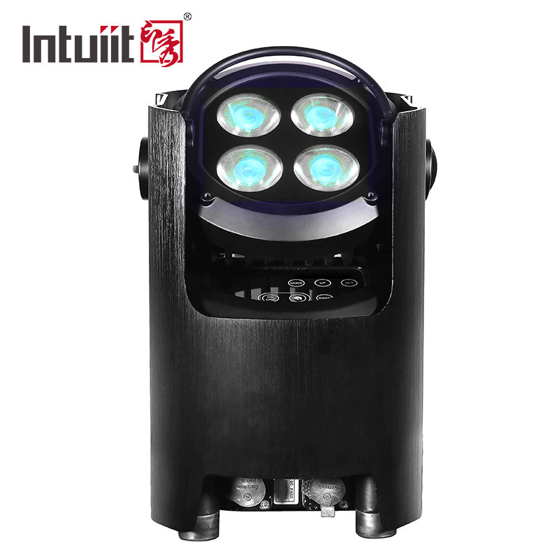 4x12w Rgbw Led Par ক্যান লাইট ব্যাটারি চালিত নাইট ক্লাব বার Dj Led Effect Lighting