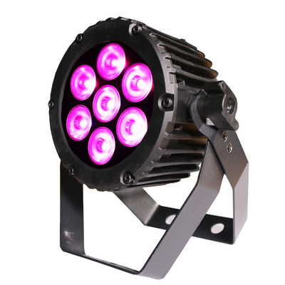 ডিস্কোর জন্য ট্রাই পার প্রোফাইল ডিজে লাইট 7 X 3W RGB 3 In1 LED ফ্ল্যাট পার লাইট