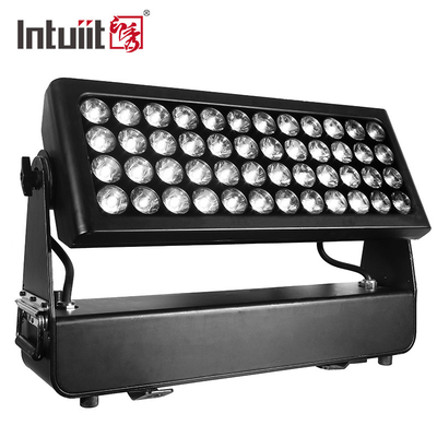 গার্ডেন পার্ক হোটেল ইভেন্টের জন্য IP65 Led Flood Light 48PCS 10W RGBW 4 In1 LED Outdoor City Color Wasll Washer