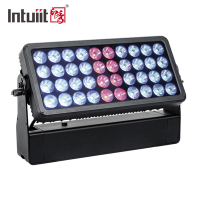 40x10w IP65 আউটডোর এলইডি ল্যান্ডস্কেপ ফ্লাড লাইট বিল্ডিং ডেকোরেশন ডিএমএক্স সিটি কালার এলইডি ওয়াশ লাইট