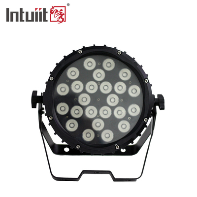 IP65 জলরোধী LED ফ্ল্যাট পার লাইট 24*3W Rgbw স্টেজ LED DMX পার লাইট