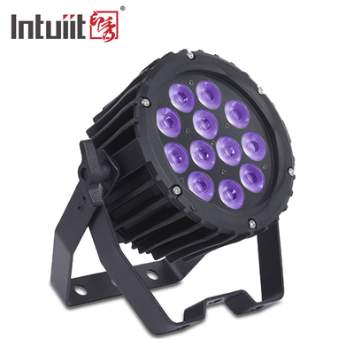 ইকুইপমেন্ট 12*Tri 3W RGB LED Par ওয়েডিং স্টেজ ডেকোরেশনের জন্য IR রিমোট কন্ট্রোল হালকা করতে পারে