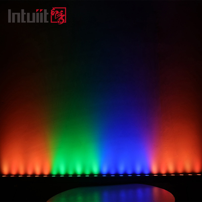 Rgb Led ওয়াল ওয়াশার লাইট 0.3M 0.5M 1M লিনিয়ার ওয়াশার 24W Ip67 DMX512 আর্কিটেকচারাল স্পটলাইট