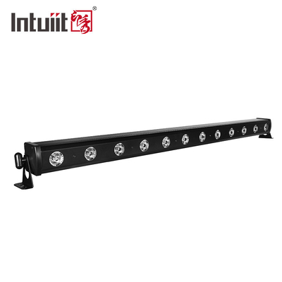 কনসার্টের জন্য 12x2W ইন্ডোর ডিজে লিনিয়ার LED লাইট বার DMX কন্ট্রোল ওয়াল ওয়াশার ল্যাম্প
