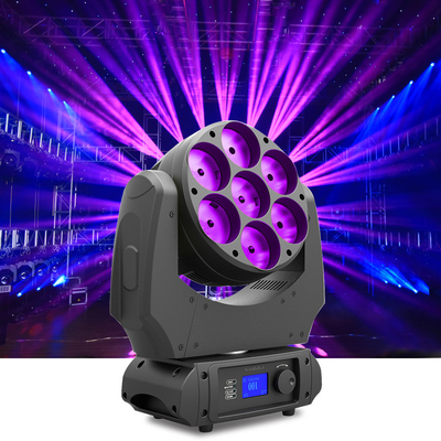 IP65 LED স্টেজ লাইট 7x 40W 4 ইন 1 RGBW 4.5 ডিগ্রি মুভিং হেড লাইট
